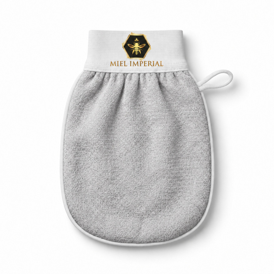 Moroccan kessa glove grey – Neither too soft nor too rough