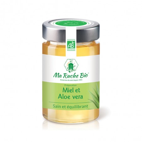 Organic honey and aloe vera 250g - Ma Ruche Bio