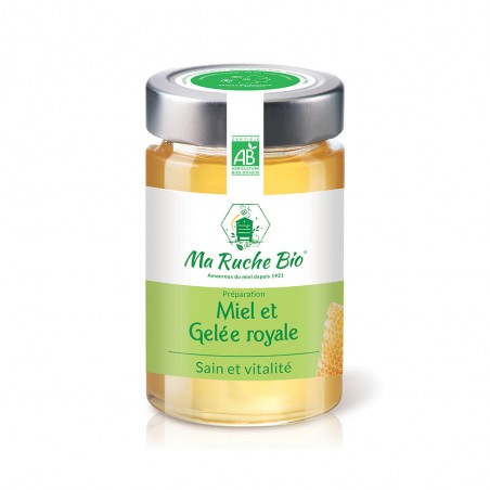 Miel et gelée royale bio 250g - Ma Ruche Bio