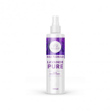 Eau florale de lavande pure I Bienfaits nombreux I Contenance 200ml