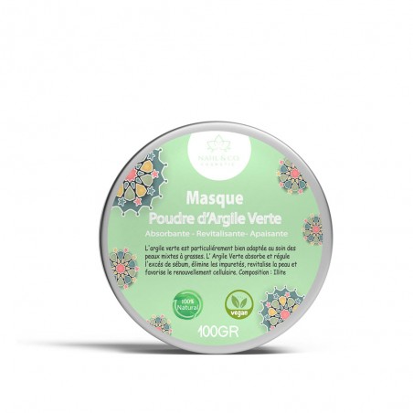 Maske mit grüner Tonerde - 100g