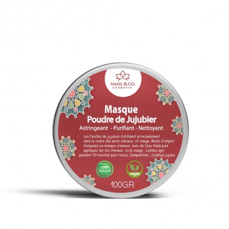 Mascarilla de azufaifo en polvo I Muchos beneficios I Capacidad 100g