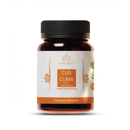 50 capsules huile de curcuma