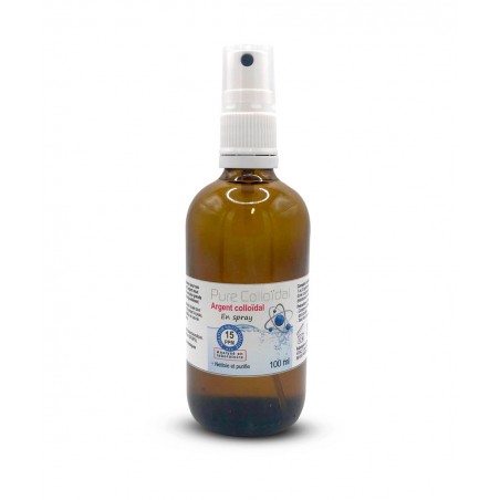 Spray argent colloïdal 15ppm 100ml