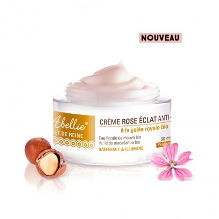 Crème rose à la gelée royale 50ml - Abellie