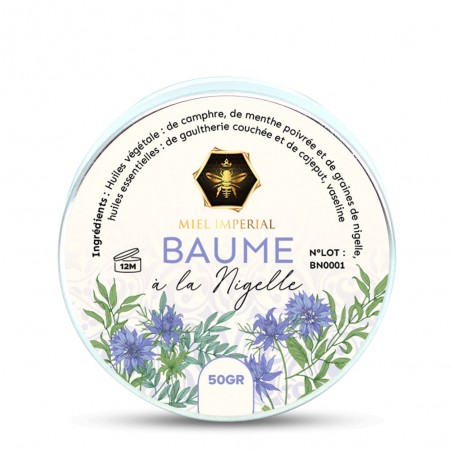 Baume à la nigelle | Bienfaits pour les douleurs musculaires