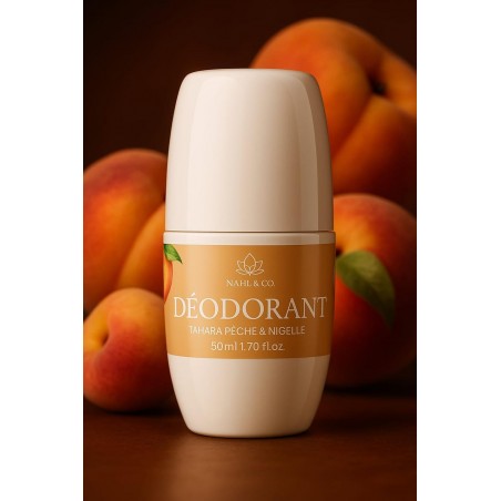 Déodorant tahara pêche et nigelle - Nahl & Co