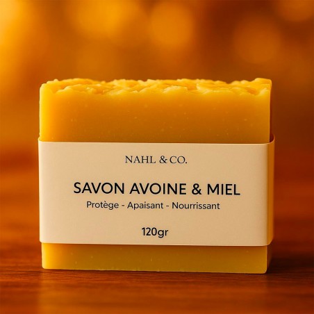 Jabón de miel y avena - 120g