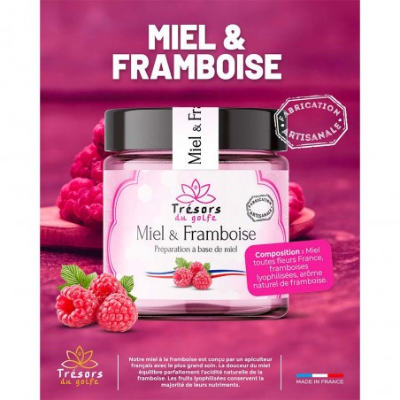 Miel y Frambuesa | Hecho a mano | Capacidad 250g