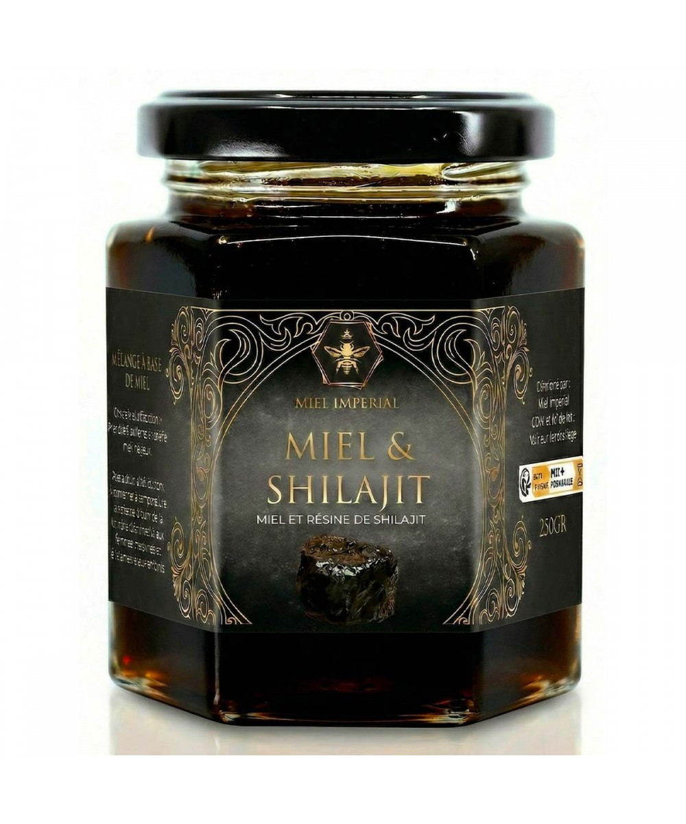 Himalayan Shilajit Honey – Black Resinous Honey – 250g Jar