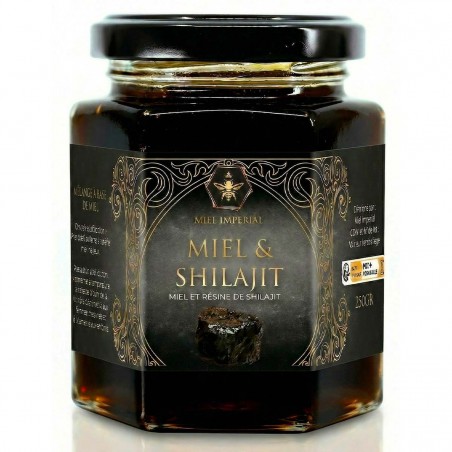Himalayan Shilajit Honey – Black Resinous Honey – 250g Jar