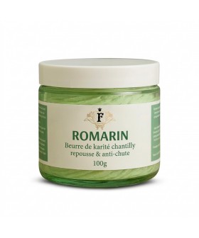 Aufgeschlagene Sheabutter mit Rosmarin - 100 g