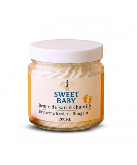 Aufgeschlagene Sheabutter für den Windelbereich von Babys - Sweet Baby - 100g