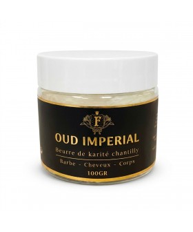 Aufgeschlagene Sheabutter mit Duft Oud Impérial - 100g