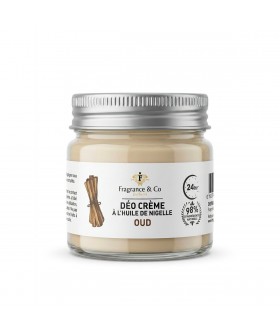Oud Deodorant Cream with Black Seed Oil – Natural Deodorant with an Oriental Fragrance – 50 g