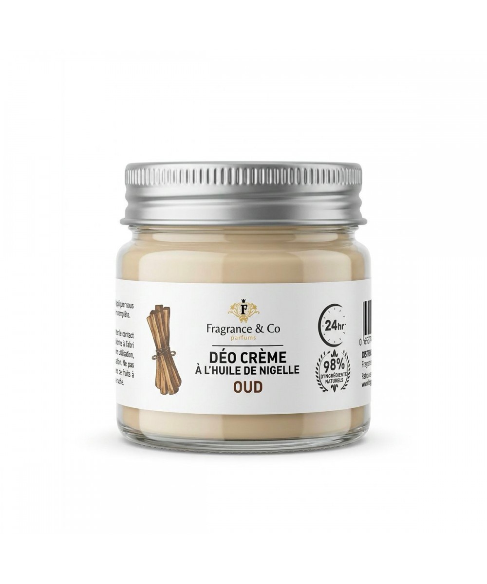 Déo Crème Oud à l'huile de nigelle – Déodorant naturel au parfum oriental - 50g