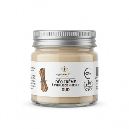 Déo Crème Oud à l'huile de nigelle – Déodorant naturel au parfum oriental - 50g