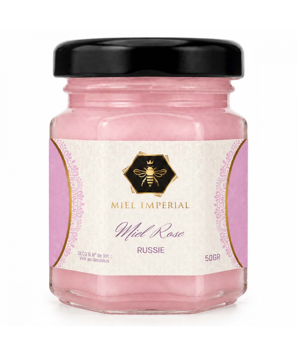 Miel rosa de Rusia I Producto de la colmena rusa I 250g