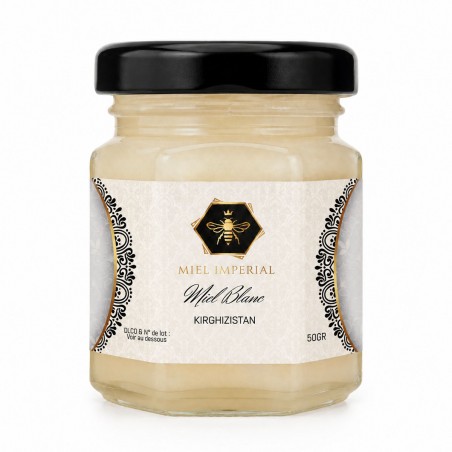Miel Blanc du Khirghizistan | Miel crémeux de couleur blanche
