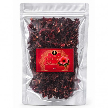 Hojas de hibisco secas – Bolsa de 100 g