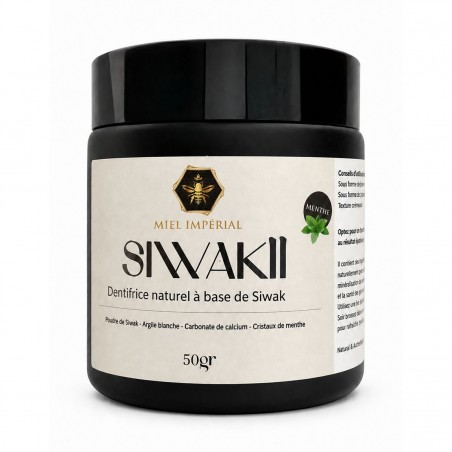 Siwak-Zahnpulver mit Minze | Natürlicher Zahn­glanz