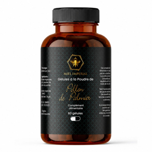 60 capsules with palm pollen powder