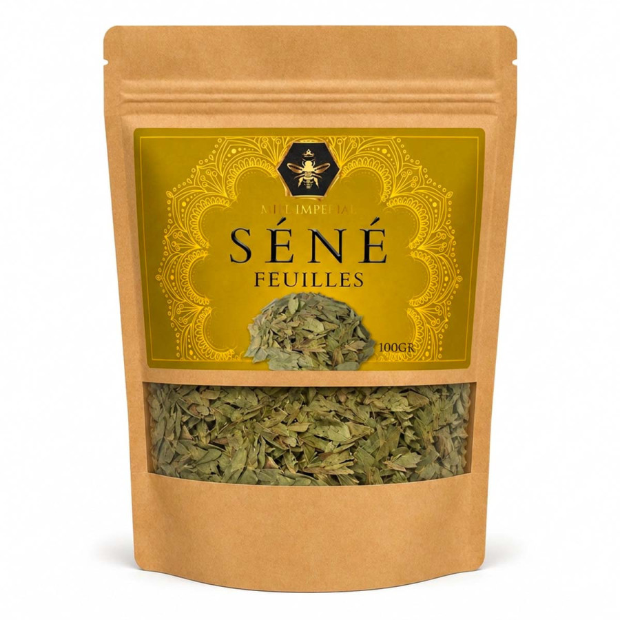 Feuilles de séné entières - Senna alexandrina - Sachet de 100g