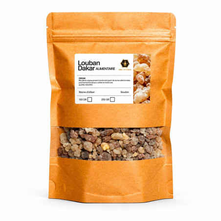 Louban Dakar 100 g of 250 g | Wierookhars voor consumptie