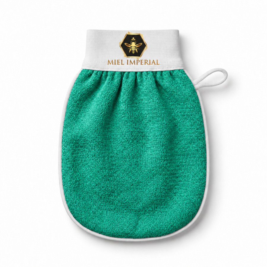 Gant kessa marocain vert – Exfoliation équilibrée