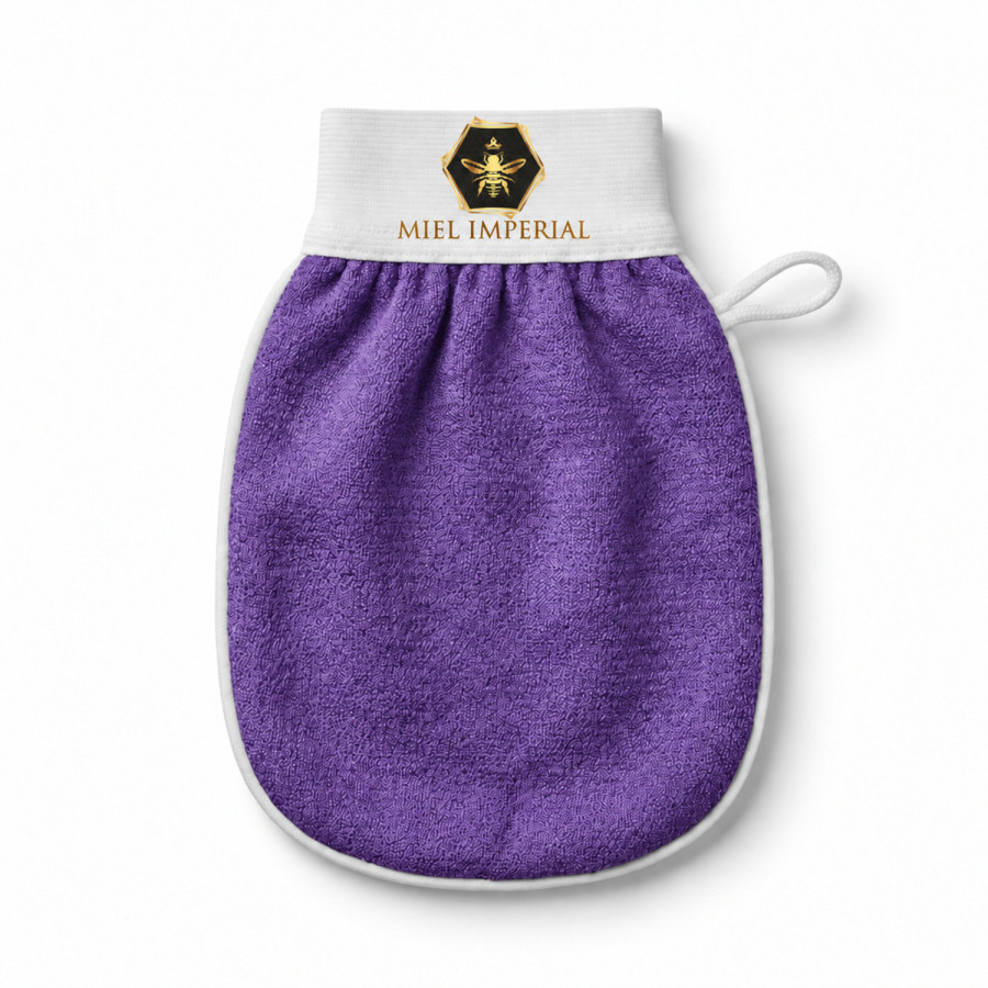 Gant kessa marocain violet – Exfoliation équilibrée
