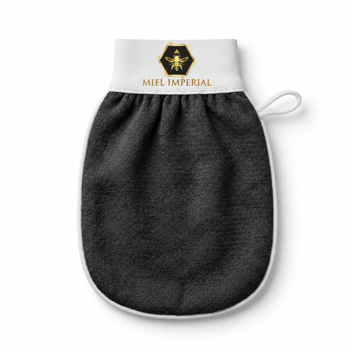 Moroccan kessa glove black – Neither too soft nor too rough
