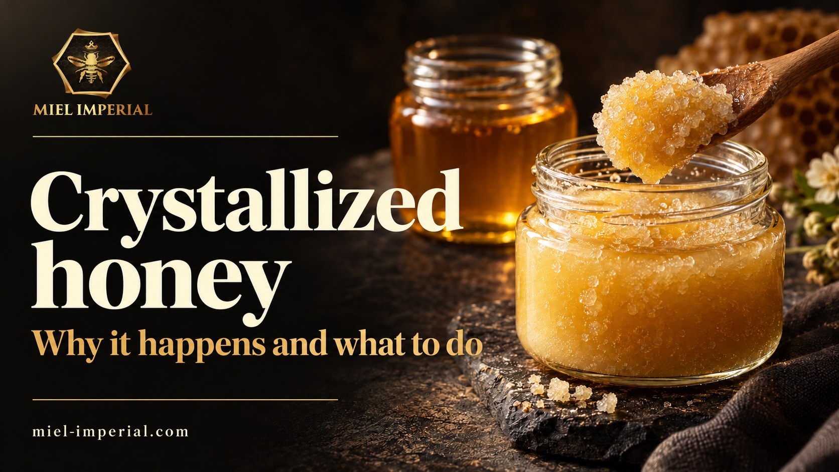 Crystallized honey: why it happens and what to do | Miel Impérial