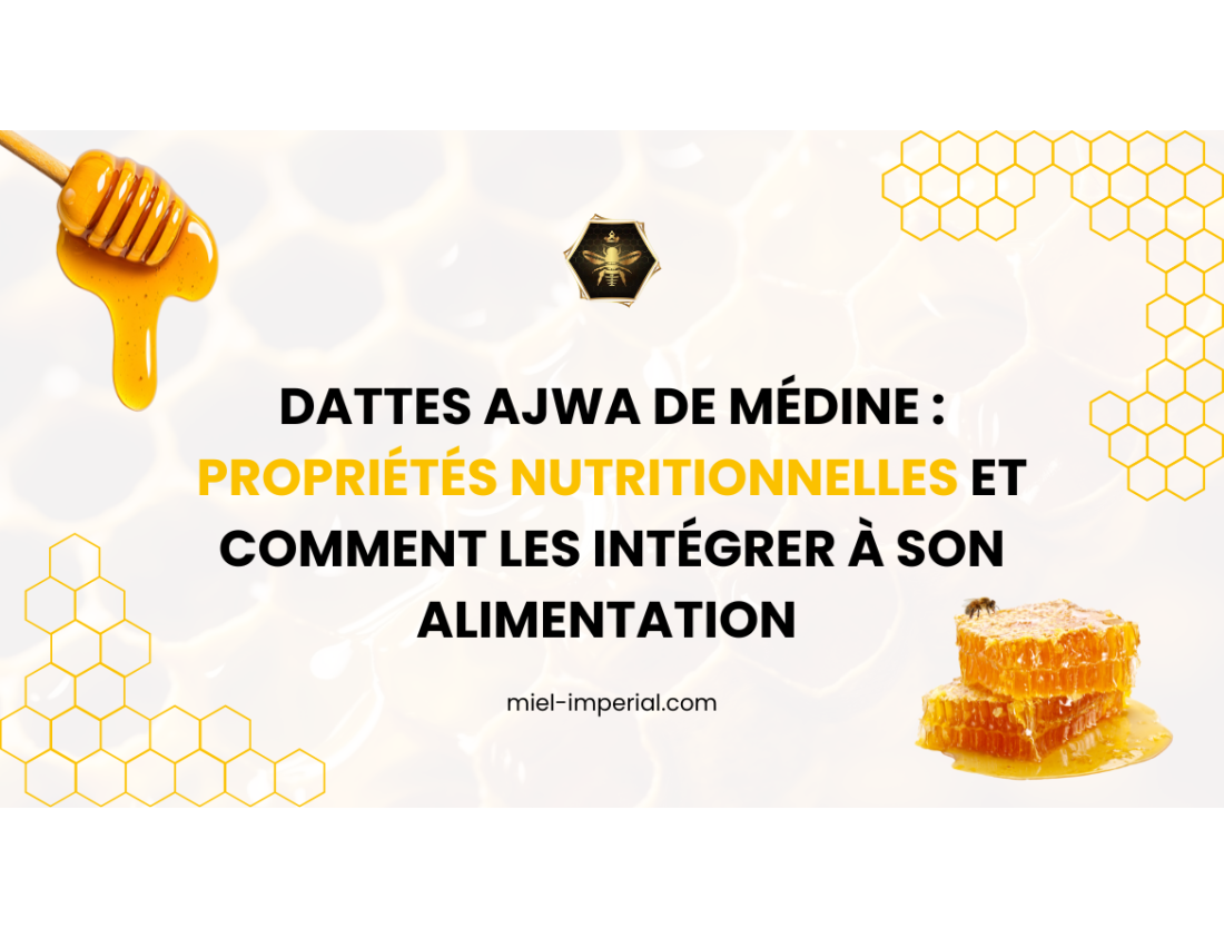 Dattes Ajwa de Médine : propriétés nutritionnelles et comment les intégrer à son alimentation 