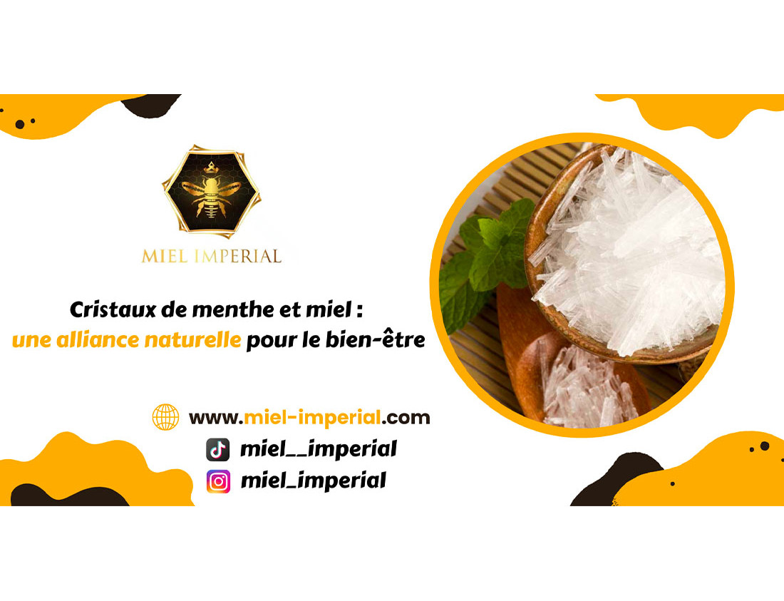 Cristales de menta y miel: una alianza natural para el bienestar